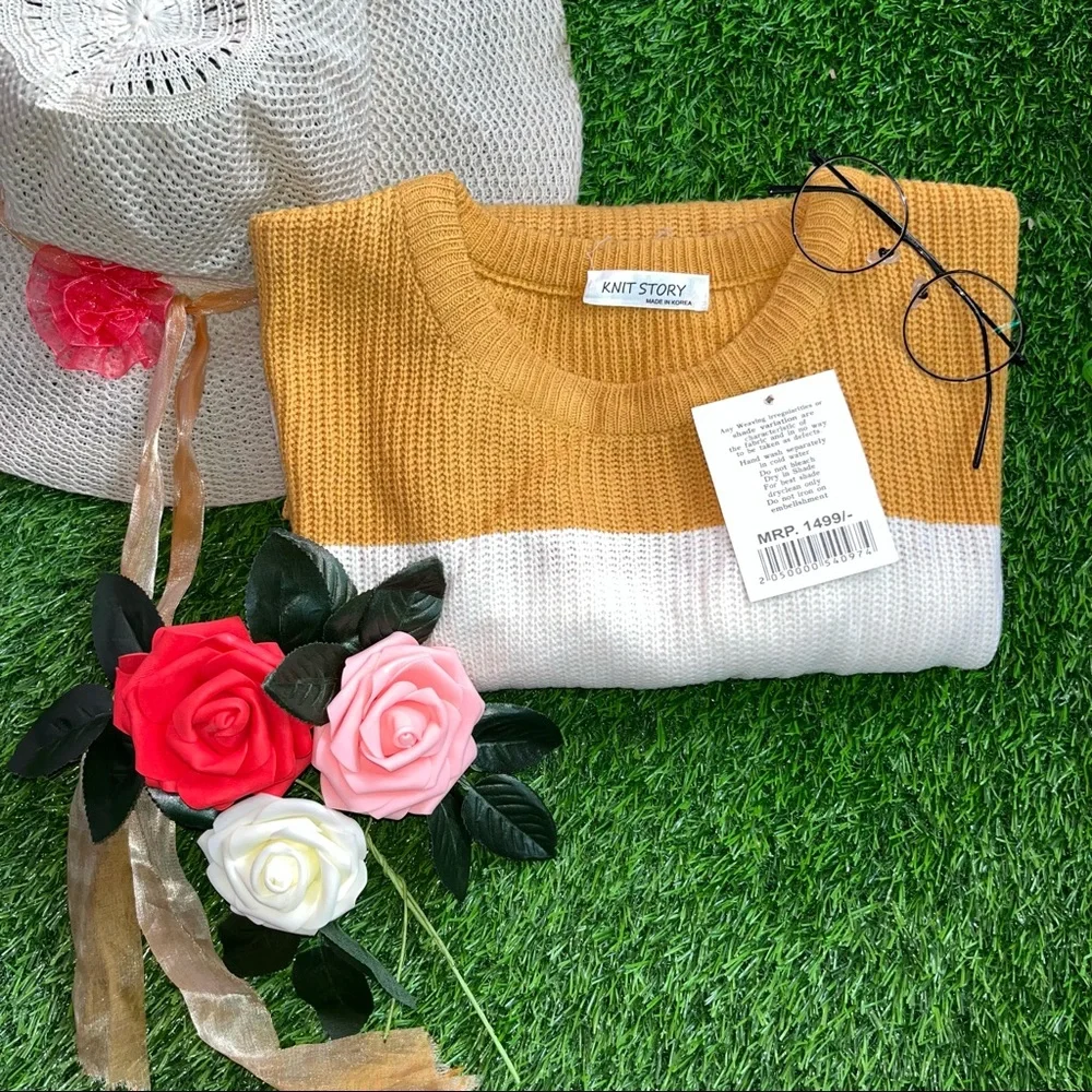 Korean knitted sweatshirt - Picture 4 of 6